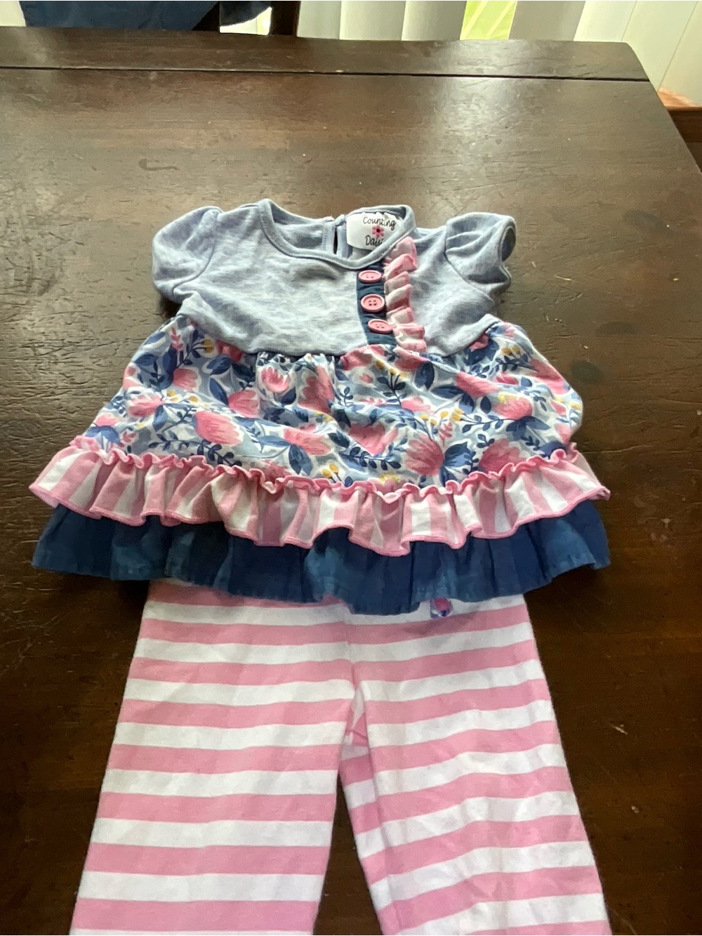 Counting daisies 6/9 month outfit